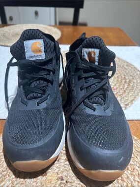 Men’s Carhartt Black Safety Work Shoe with steel toe sz 9m
